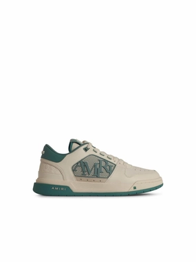 'Classic Low' Light Blue Leather Sneakers