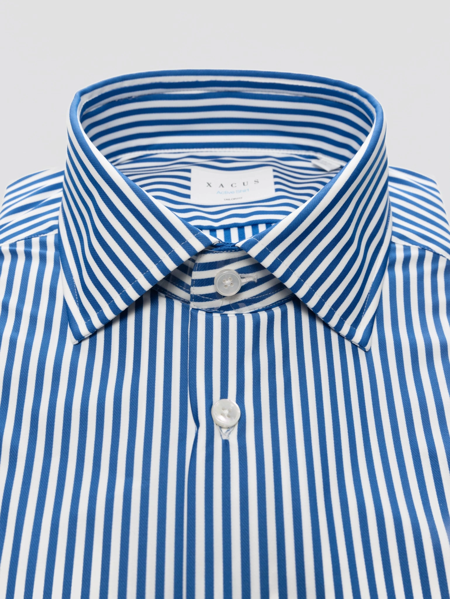 Active Blue/White Striped Shirt