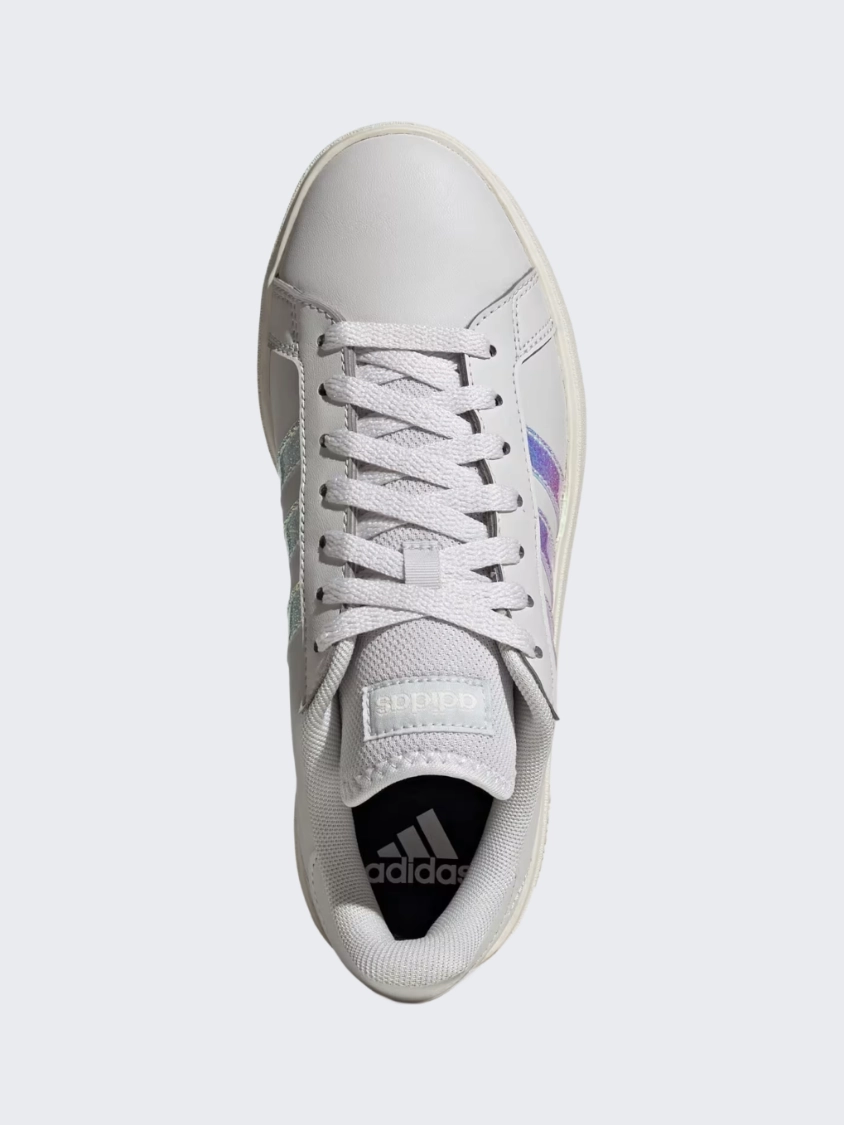 Adidas Grand Court Base 2 Women Sportswear Shoes Dash Grey/Blue/Chalk
