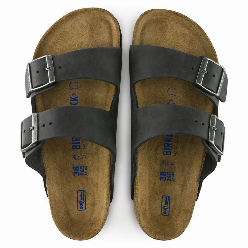 Birkenstock Arizona Black Oiled Leather SFB N 0752483