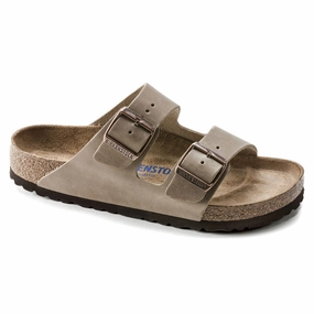 Birkenstock Arizona NU Oiled SFB Tobacco Brown Narrow 552813