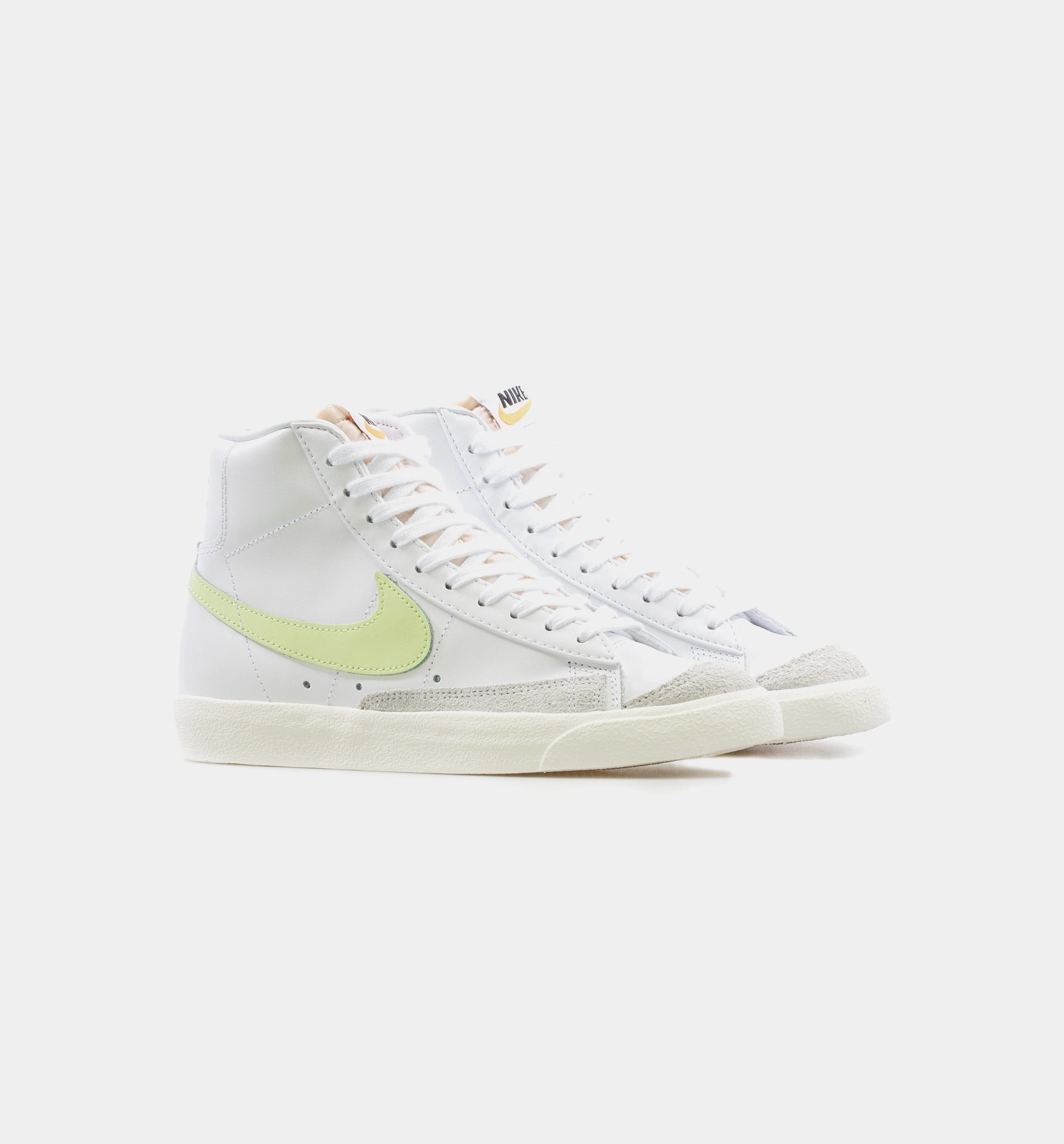 Blazer Mid '77 Womens Lifestyle Shoe - White/Volt