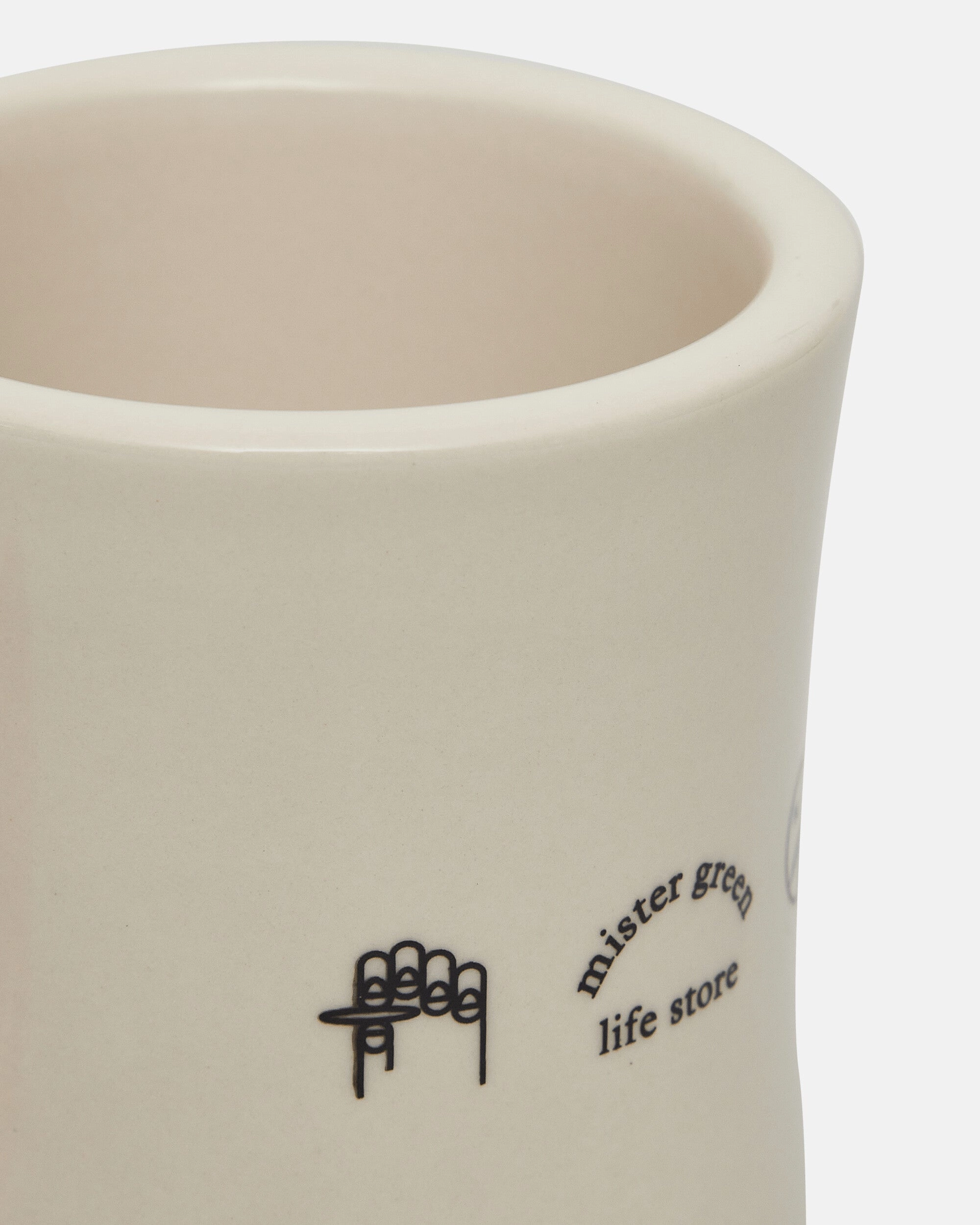 Bong Water Mug Cream