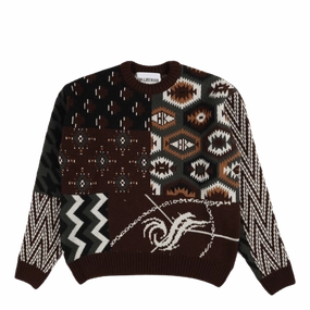 Bulky Vintage Knit Multi Colour