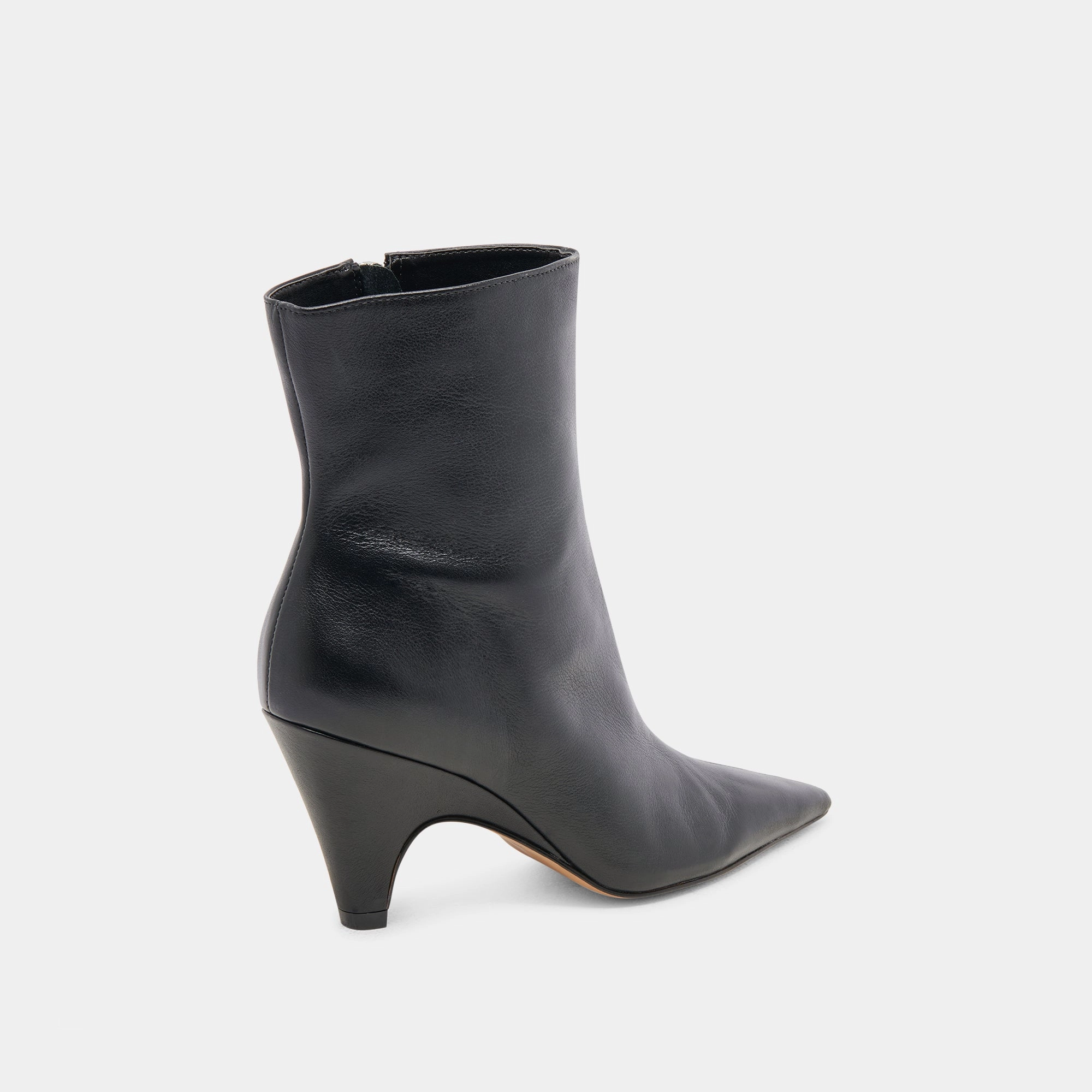 CALICO BOOTIES BLACK LEATHER