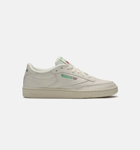 Club C 85 Vintage Womens Lifestyle Shoe - Chalk White/Green