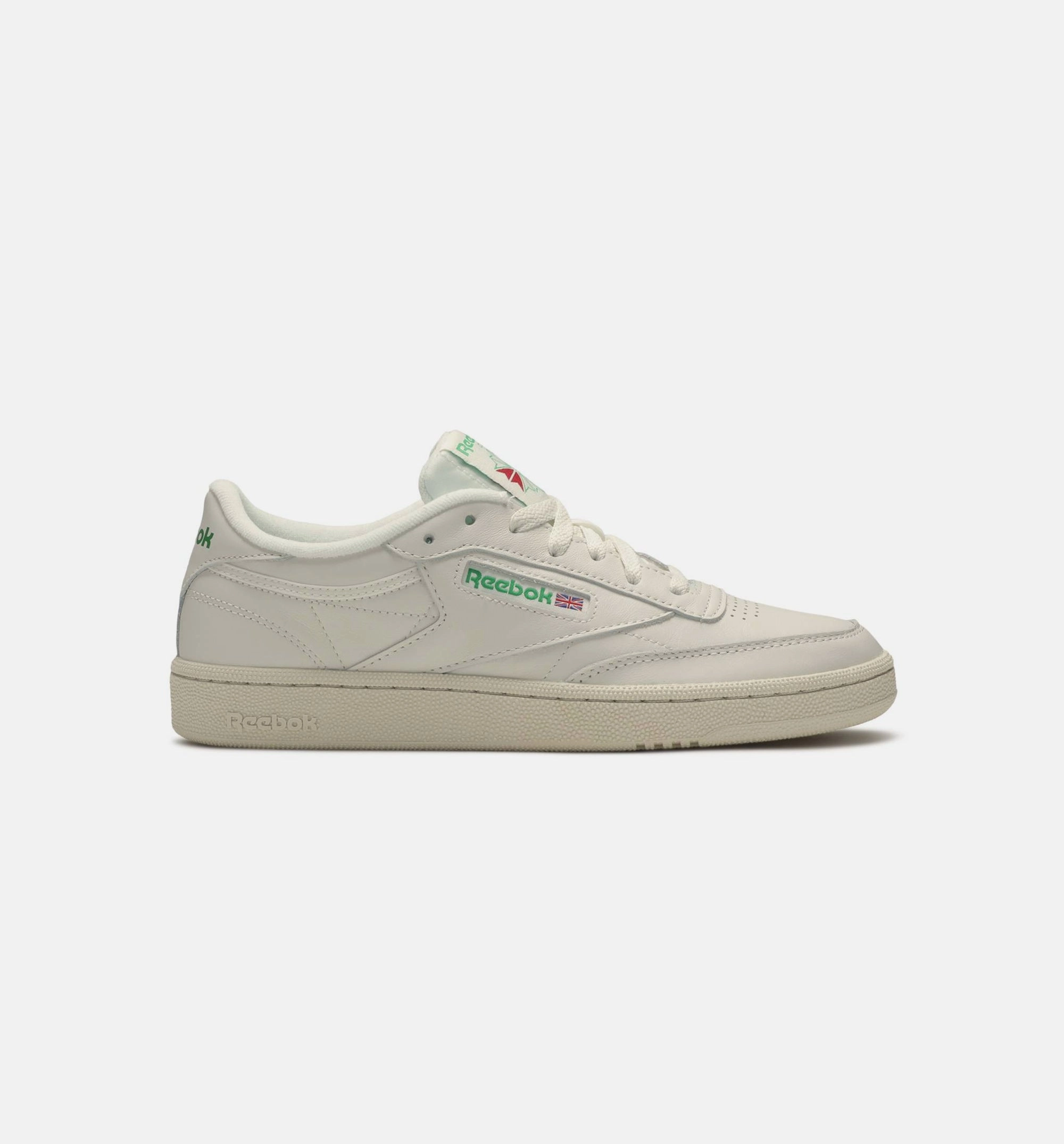 Club C 85 Vintage Womens Lifestyle Shoe - Chalk White/Green