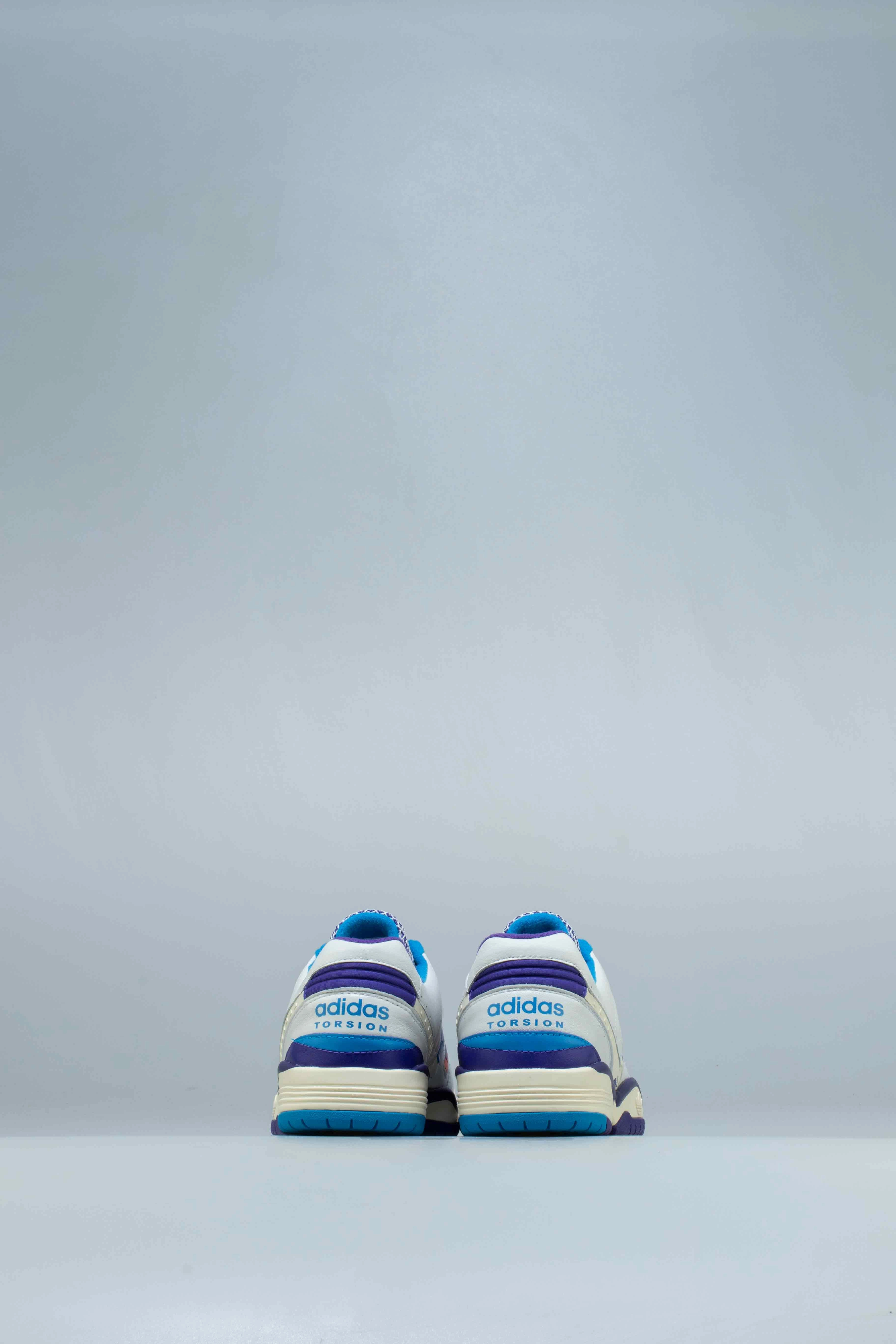 Consortium Torsion Edberg Comp Mens Lifestyle Shoe - White/Bright Blue