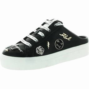 Cordelia Sneaker Mules Womens Embellished Leather Casual And Fashion Sneakers