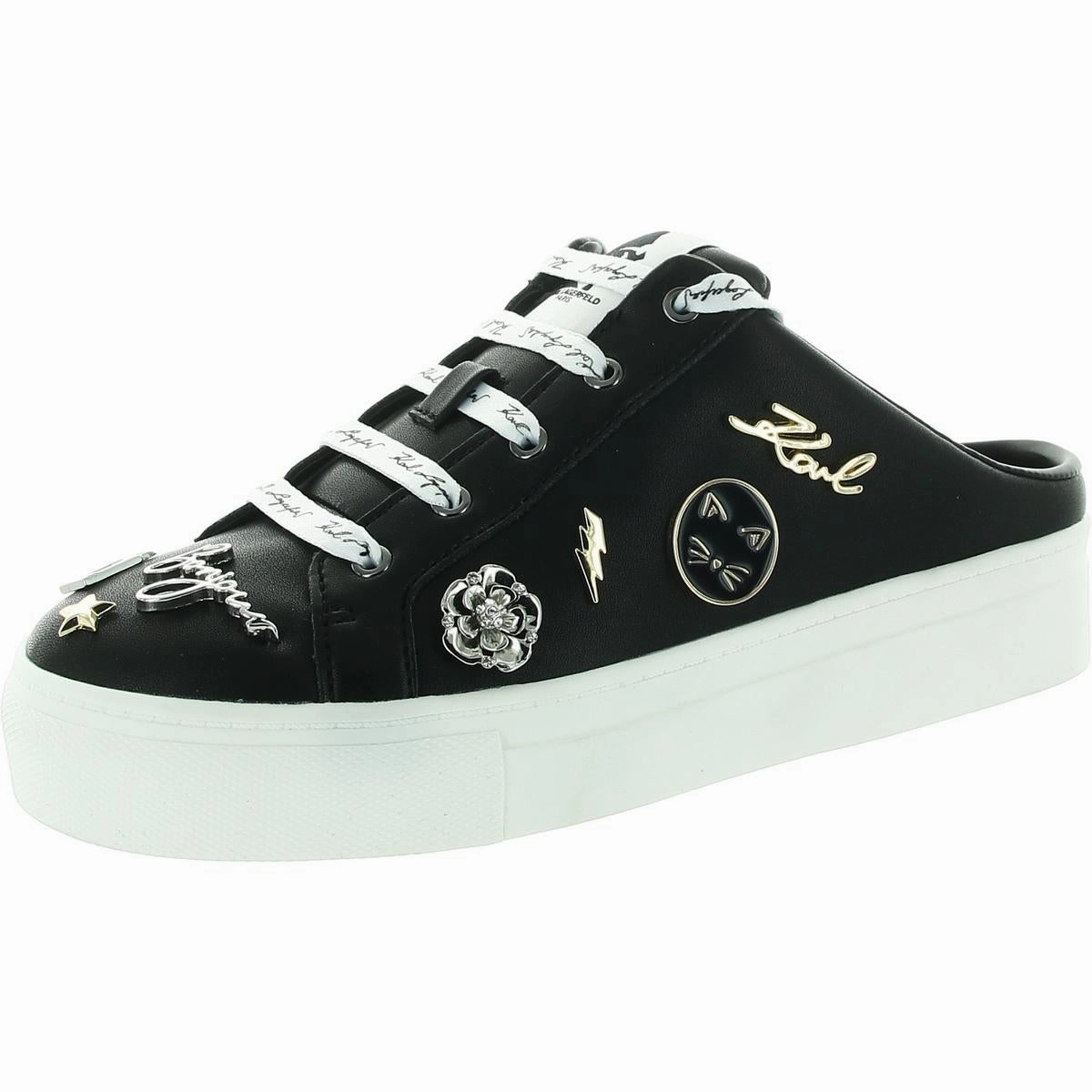 Cordelia Sneaker Mules Womens Embellished Leather Casual And Fashion Sneakers