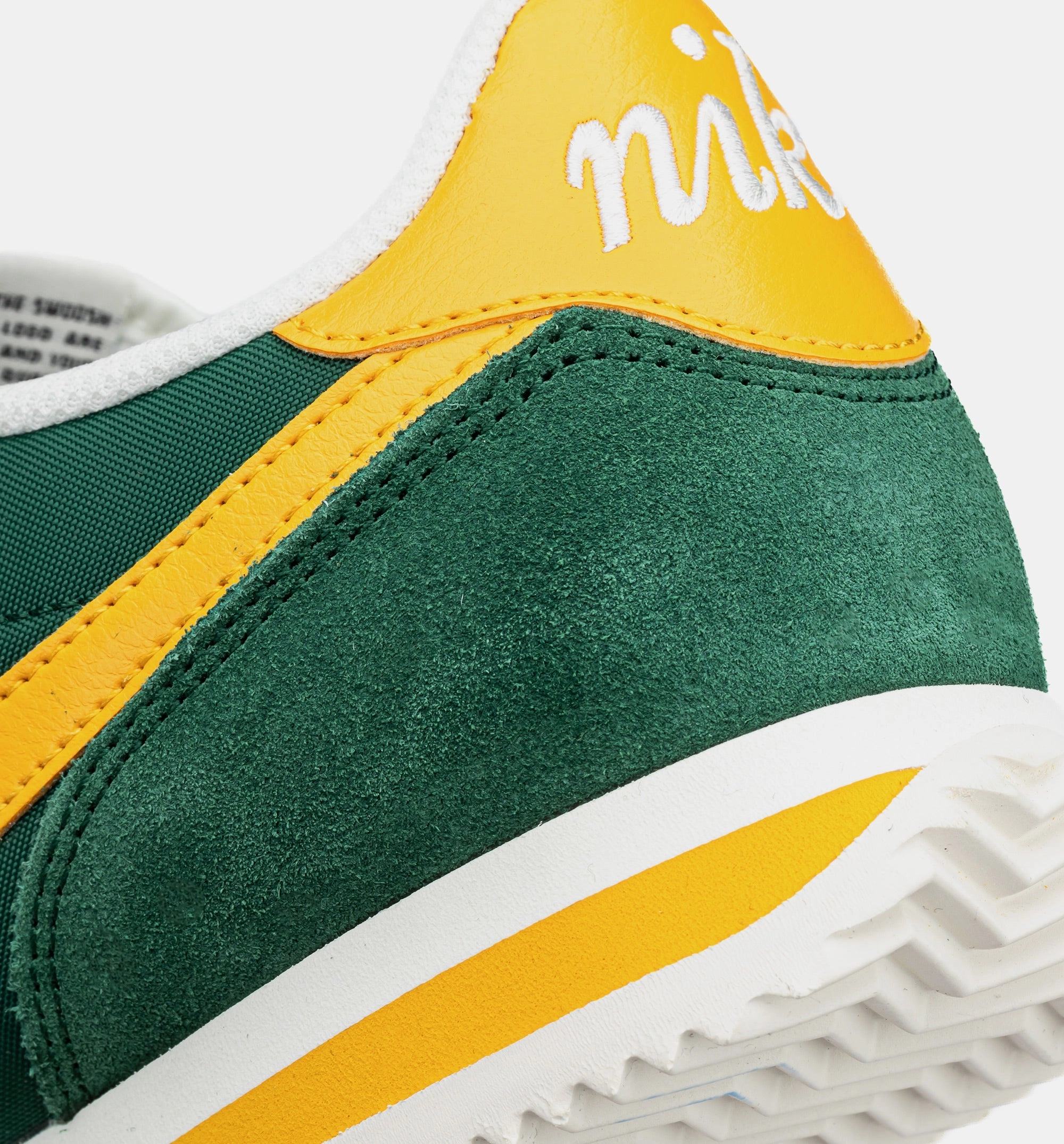 Cortez Gorge Green and Yellow Ochre Mens Lifestyle Shoe - Gorge Green/Yellow Ochre/Sail