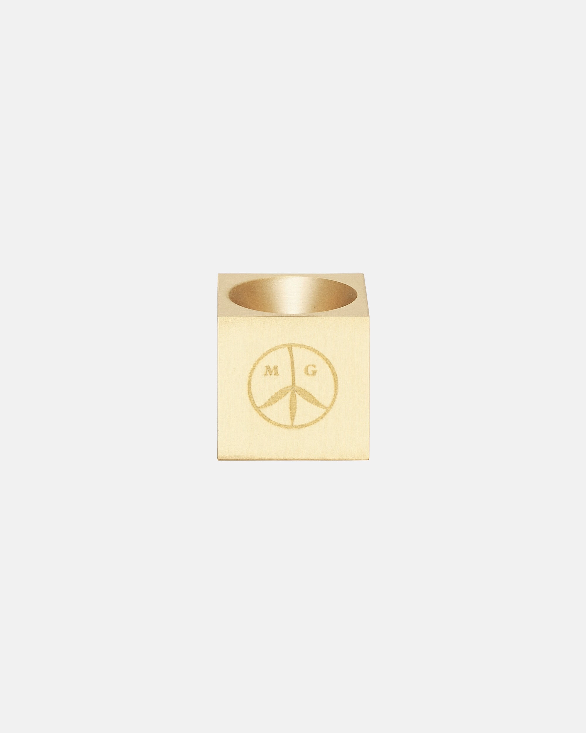 Cube Burner Brass