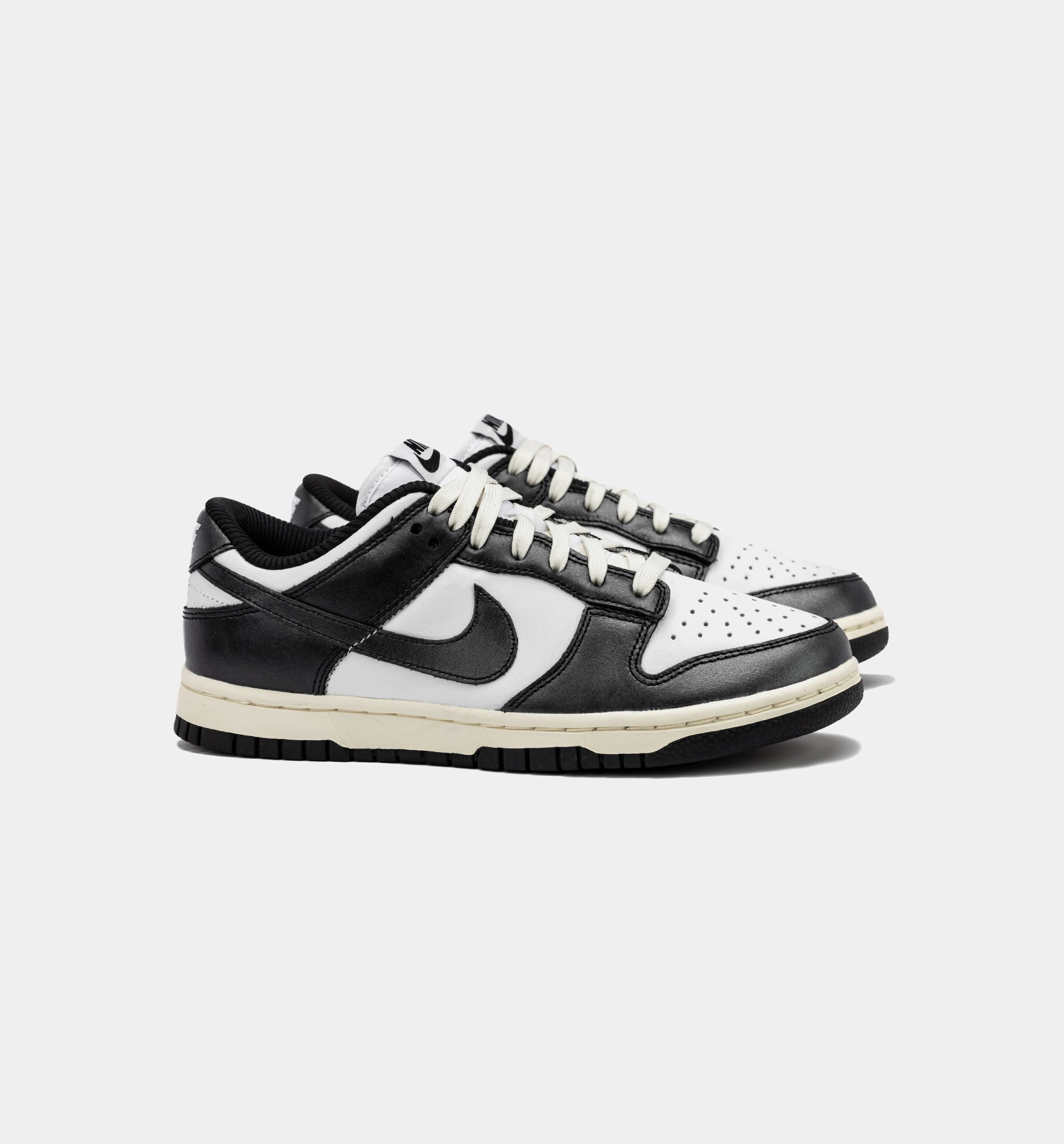 Dunk Low Vintage Panda Womens Lifestyle Shoe - Black/Coconut Milk