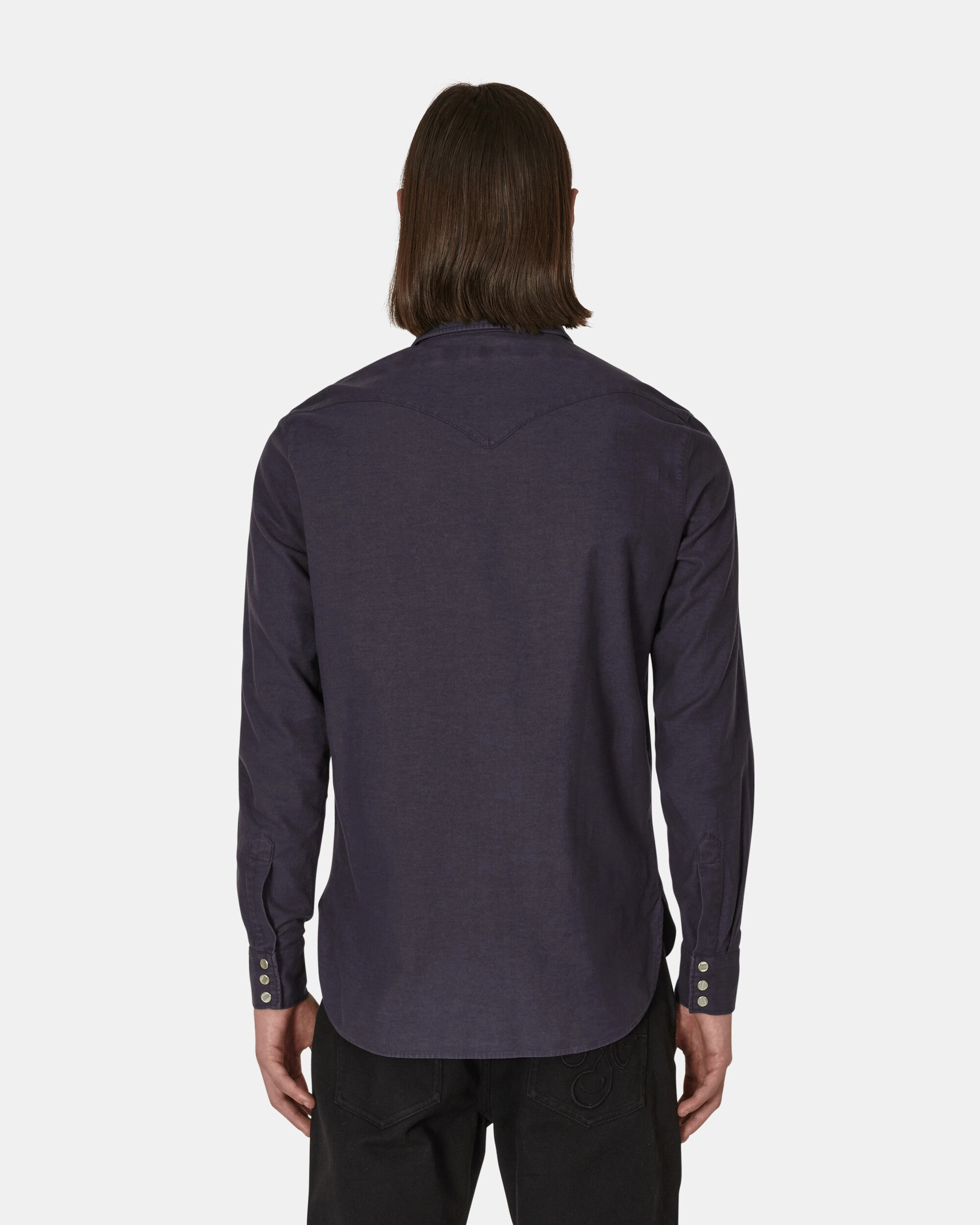 Fitted Western Shirt Blue