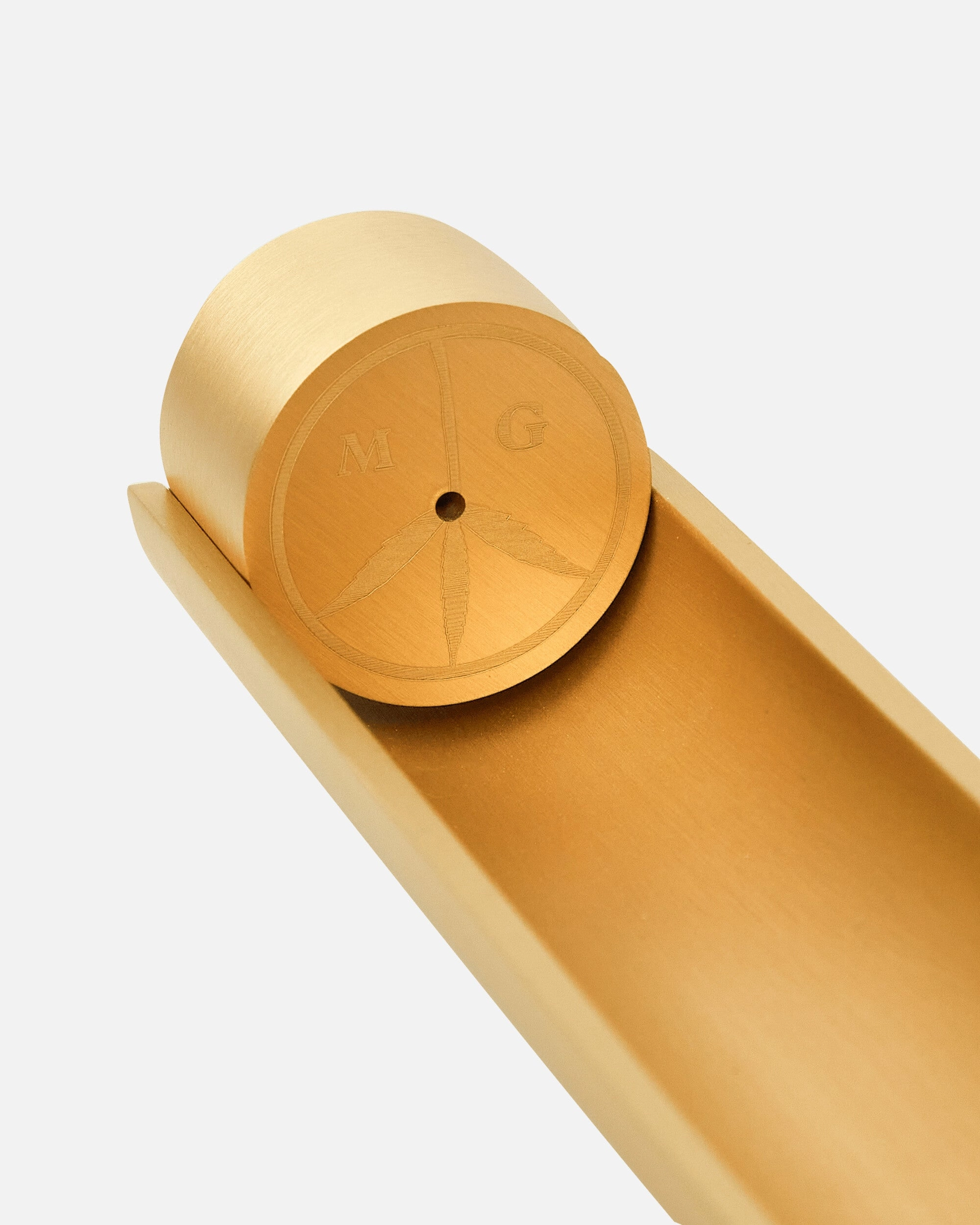 Half Pipe W/ Cylinder Burner Brass