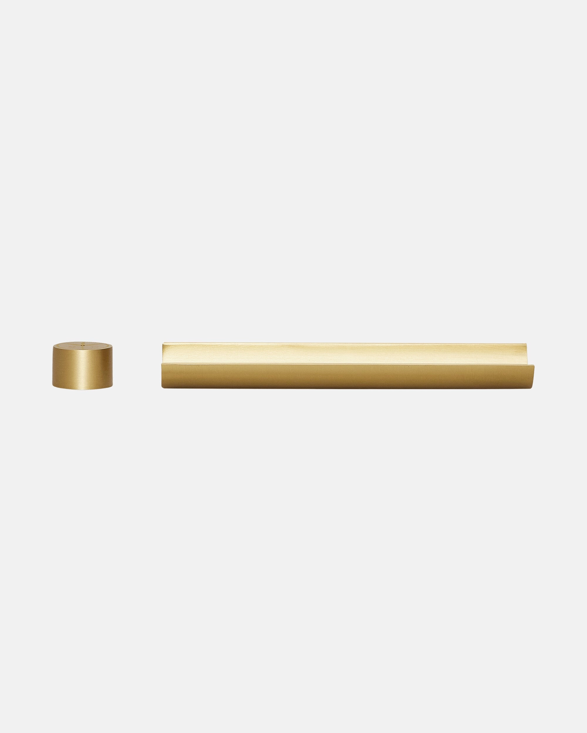 Half Pipe W/ Cylinder Burner Brass