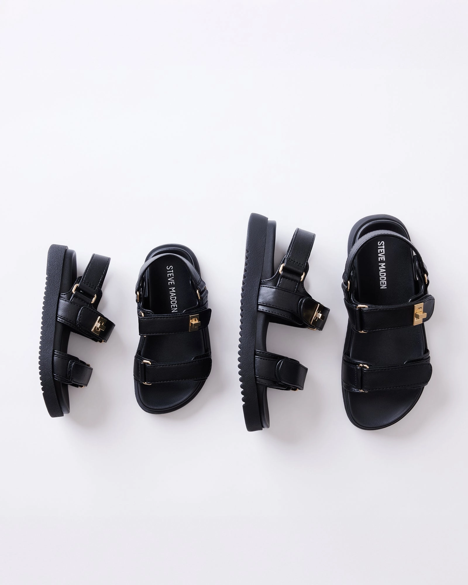 KIDS' AND TODDLERS' MONA BLACK SANDAL BUNDLE