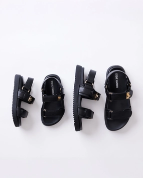 KIDS' AND TODDLERS' MONA BLACK SANDAL BUNDLE