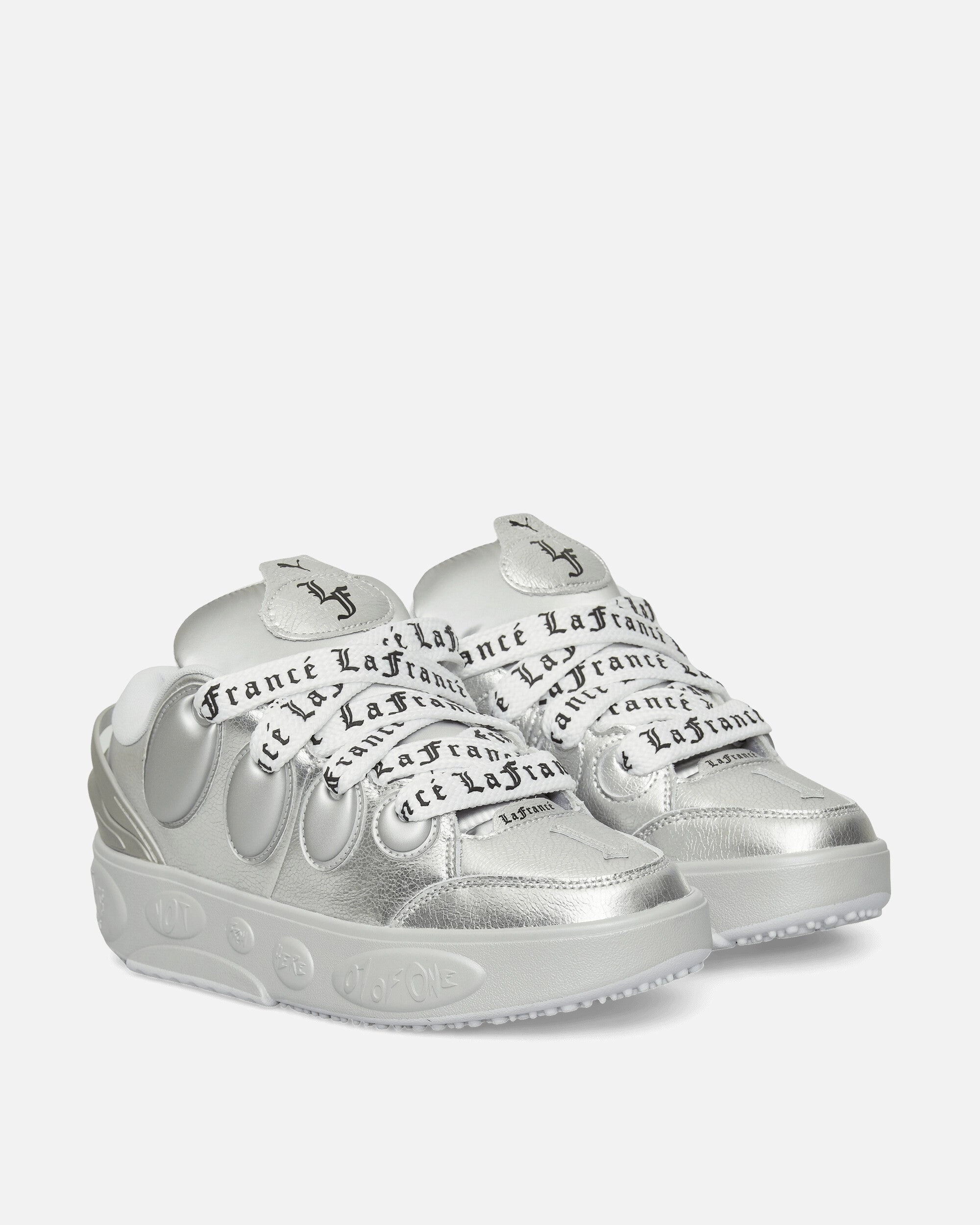 LaMelo Ball LaFrancé Written in Chrome Sneakers Silver Mist