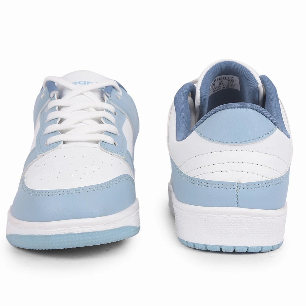 Leap7x Lacing Blue Casual Sneakers For Women SNIKO-1 By Liberty