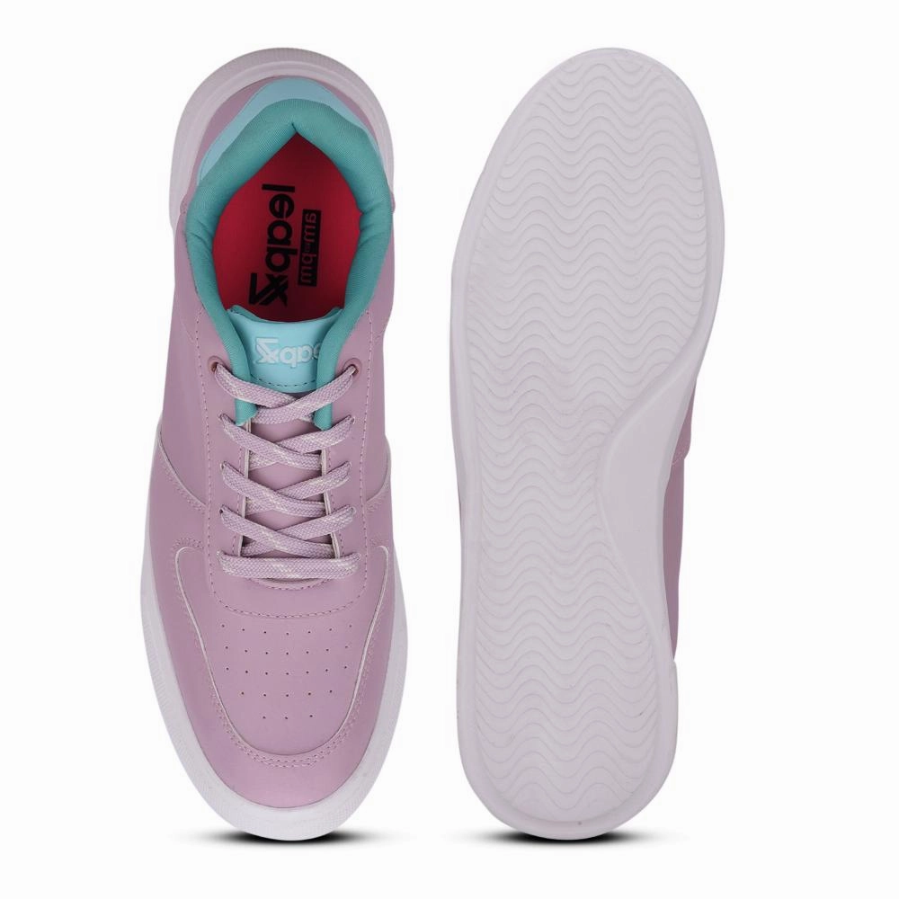 Leap7x Lacing Purple Casual Sneakers For Women FEMINA-01 By Liberty