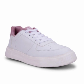 Leap7x Lacing White Casual Sneakers For Women FEMINA-01 By Liberty