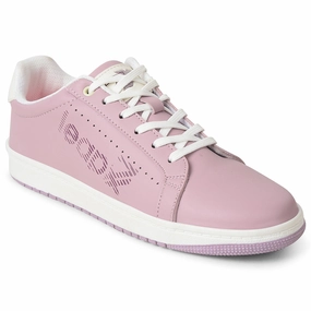 Leap7x Peach Casual Lacing Sneakers For Women ALLURE-1 By Liberty