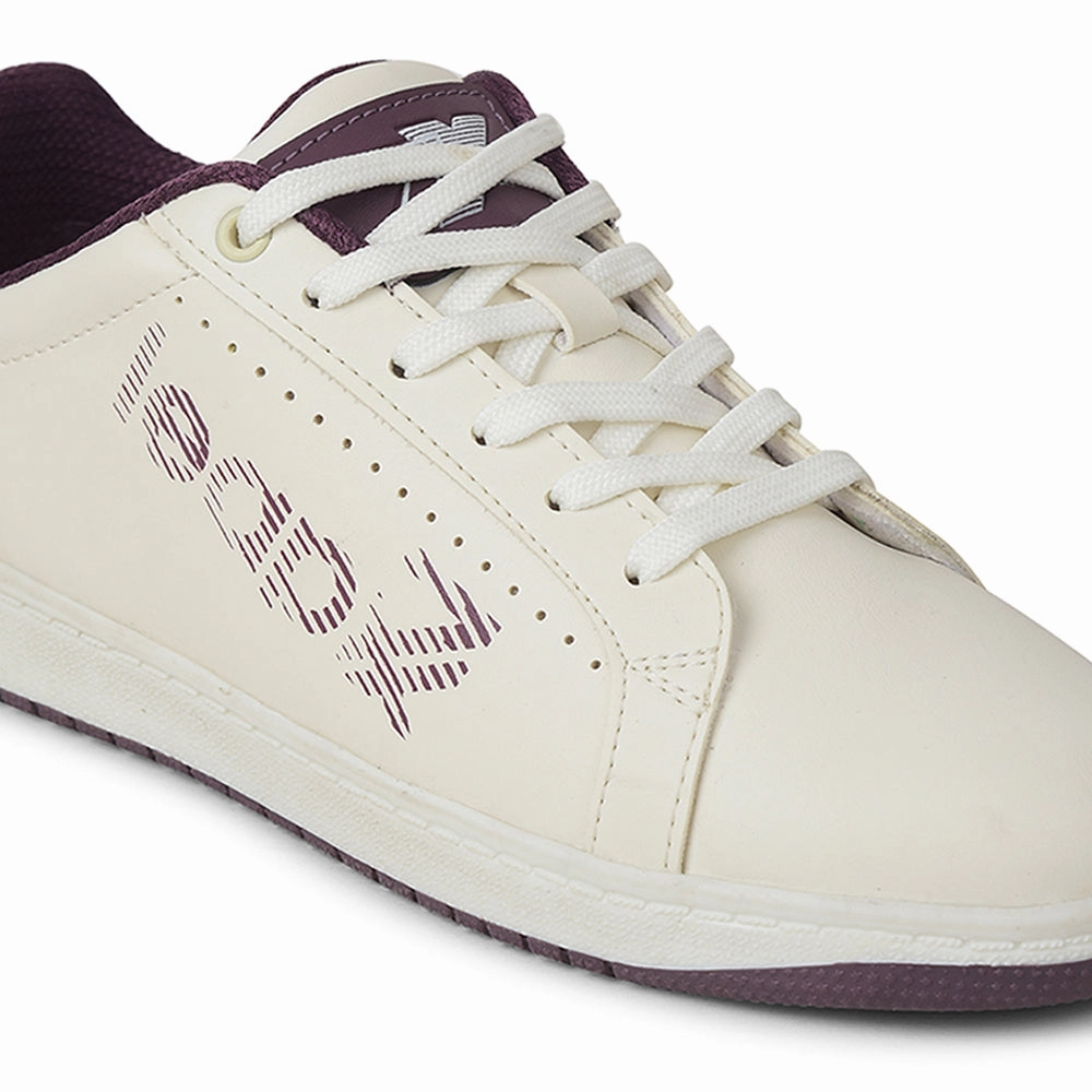 Leap7x White Casual Lacing Sneakers For Women ALLURE-1 By Liberty