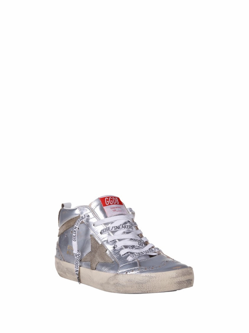 Mid Star Laminated Sneakers