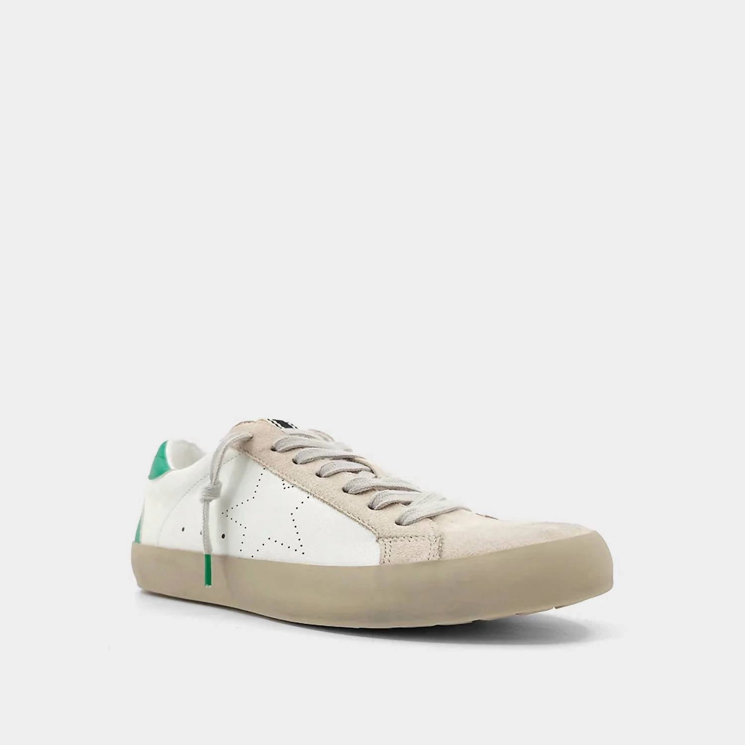 Women's Take A Step Back Sneakers In White/green