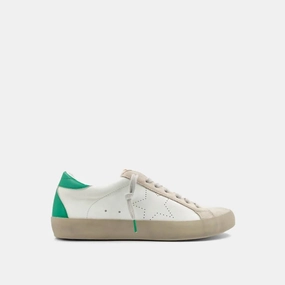 Women's Take A Step Back Sneakers In White/green